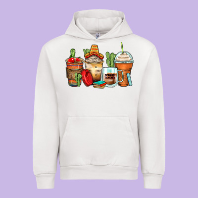 Spanish Teacher Coffee Cups Urban Hoodie Designed By Zillion Design Studio