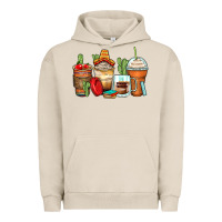 Pigment French Oak spanish teacher coffee cups Urban Hoodie - Zillion Design Studio