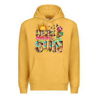 Mustard here comes the sun Premium Hoodie - texasbilliewilder