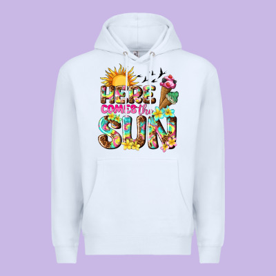 Here Comes The Sun Premium Hoodie Designed By Texasbilliewilder