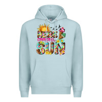 Blue Mist here comes the sun Premium Hoodie - texasbilliewilder