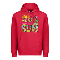 Cardinal here comes the sun Premium Hoodie - texasbilliewilder
