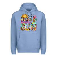 Colony Blue here comes the sun Premium Hoodie - texasbilliewilder