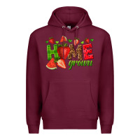 Burgundy home grown Premium Hoodie - texasbilliewilder