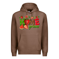 Chestnut home grown Premium Hoodie - texasbilliewilder