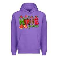 Purple home grown Premium Hoodie - texasbilliewilder