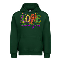 Forest Green love with crawfish mardi gras Urban Hoodie - RanaPortraitStore