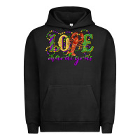 Pigment Black love with crawfish mardi gras Urban Hoodie - RanaPortraitStore