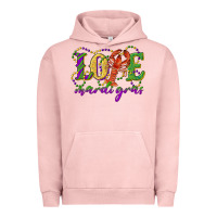 Pigment Salmon love with crawfish mardi gras Urban Hoodie - RanaPortraitStore