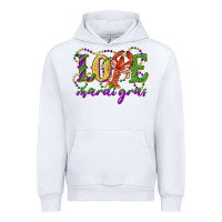 White love with crawfish mardi gras Urban Hoodie - RanaPortraitStore