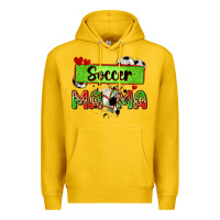 Lemon soccer mama with leopard Premium Hoodie - Zillion Design Studio