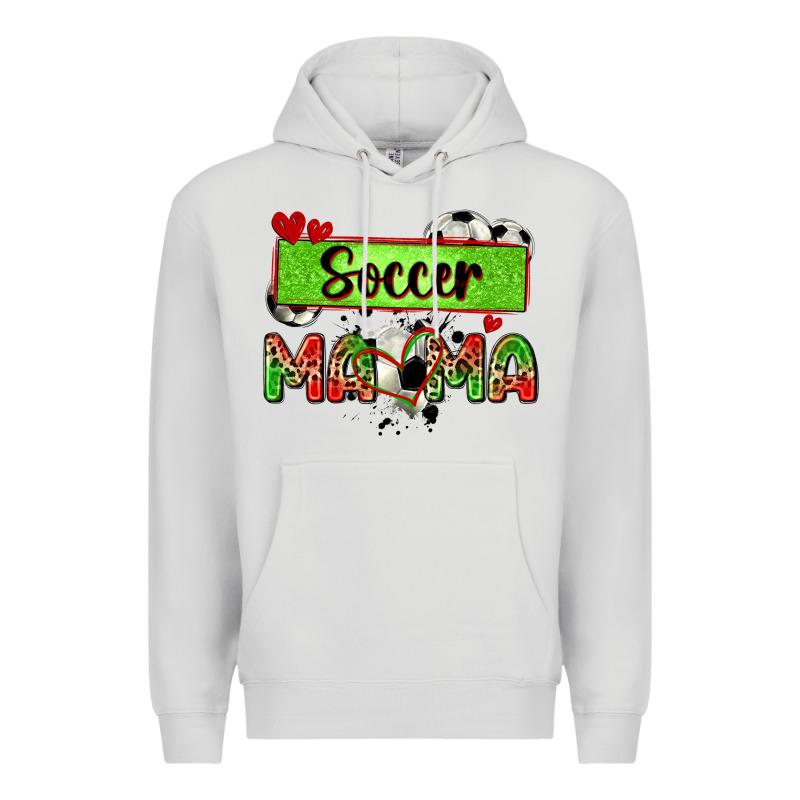 Soccer Mama With Leopard Premium Hoodie by Zillion Design Studio | Teevron