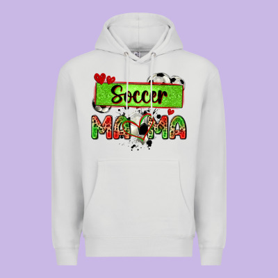 Soccer Mama With Leopard Premium Hoodie Designed By Zillion Design Studio
