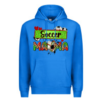 True Royal soccer mama with leopard Premium Hoodie - Zillion Design Studio