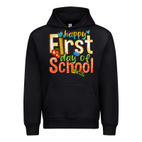 Black happy first day of school Urban Hoodie - texasbilliewilder