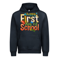 Navy happy first day of school Urban Hoodie - texasbilliewilder