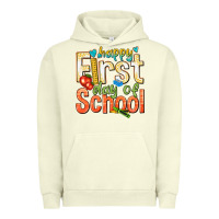 Pigment Pistachio happy first day of school Urban Hoodie - texasbilliewilder