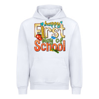 White happy first day of school Urban Hoodie - texasbilliewilder