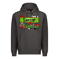 Smoke soccer granny with leopard Premium Hoodie - Zillion Design Studio