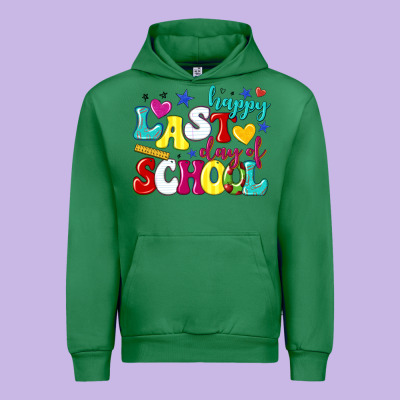 Happy Last Day Of School Urban Hoodie Designed By Texasbilliewilder