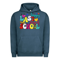 Pigment Midnight Navy happy last day of school Urban Hoodie - texasbilliewilder