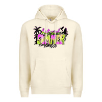 Sandshell hot girl summer with palms Premium Hoodie - texasbilliewilder