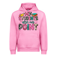 Fuchsia Pink my students are on point Urban Hoodie - Zillion Design Studio