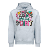 Heather Grey my students are on point Urban Hoodie - Zillion Design Studio