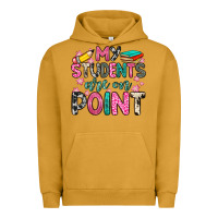 Pigment Peanut Butter my students are on point Urban Hoodie - Zillion Design Studio