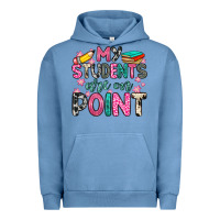 Pigment Pebble Blue my students are on point Urban Hoodie - Zillion Design Studio