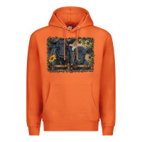 Carrot western black angus cattle and calf with leopard Premium Hoodie - RanaPortraitStore