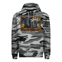 Slate Camo western black angus cattle and calf with leopard Premium Hoodie - RanaPortraitStore