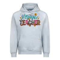 Heather Grey music teacher Urban Hoodie - Zillion Design Studio