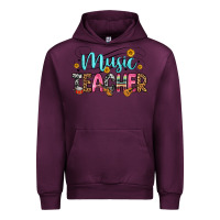 Mauve Wine music teacher Urban Hoodie - Zillion Design Studio