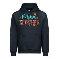Navy music teacher Urban Hoodie - Zillion Design Studio