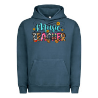 Pigment Midnight Navy music teacher Urban Hoodie - Zillion Design Studio