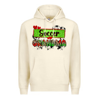 Sandshell soccer grandma with leopard Premium Hoodie - Zillion Design Studio