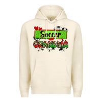 Tofu soccer grandma with leopard Premium Hoodie - Zillion Design Studio