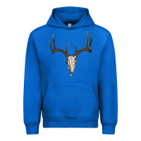 Cobalt deer skull Urban Hoodie - RanaPortraitStore