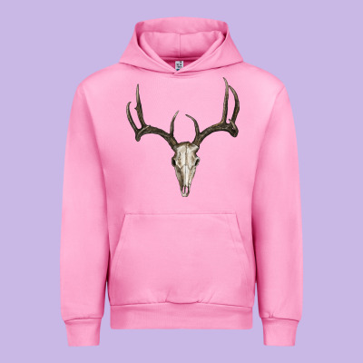 Deer Skull Urban Hoodie Designed By Ranaportraitstore