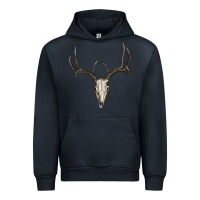 Navy deer skull Urban Hoodie - RanaPortraitStore