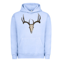 Pigment Grape Ice deer skull Urban Hoodie - RanaPortraitStore