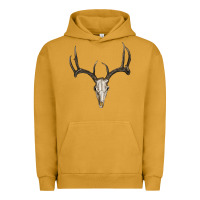Pigment Peanut Butter deer skull Urban Hoodie - RanaPortraitStore