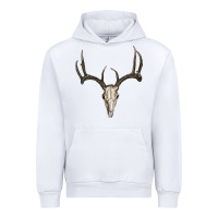 White deer skull Urban Hoodie - RanaPortraitStore