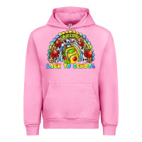Fuchsia Pink hello back to school rainbow Urban Hoodie - texasbilliewilder