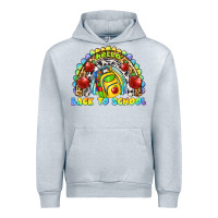 Heather Grey hello back to school rainbow Urban Hoodie - texasbilliewilder