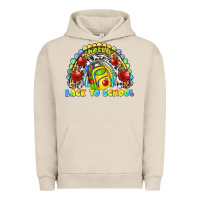 Pigment French Oak hello back to school rainbow Urban Hoodie - texasbilliewilder