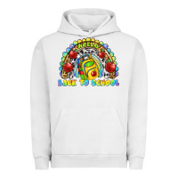 Pigment Lunar Rock hello back to school rainbow Urban Hoodie - texasbilliewilder