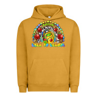 Pigment Peanut Butter hello back to school rainbow Urban Hoodie - texasbilliewilder