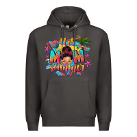 Smoke hot mom summer with messy bun Premium Hoodie - texasbilliewilder
